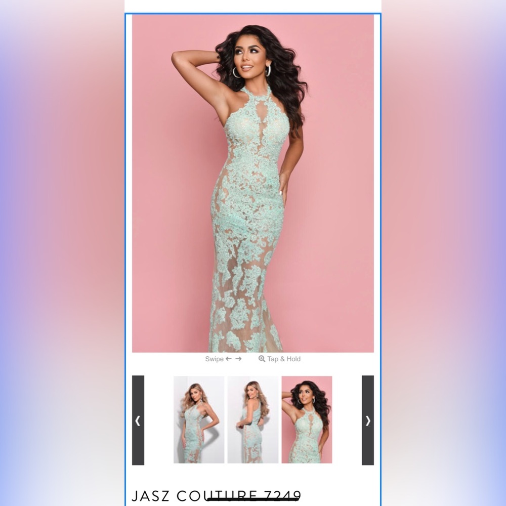 Jasz Couture 7249 formal prom dress - Picture 3 of 6